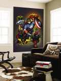 The Official Handbook Of The Marvel Universe: Avengers 2004 Cover: Captain America