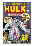 Marvel Comics Retro: The Incredible Hulk Comic Book Cover 1  with Bruce Banner