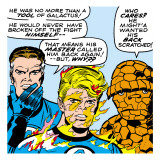 Marvel Comics Retro: Fantastic Four Comic Panel  Mr Fantastic  Invisible Woman  Thing
