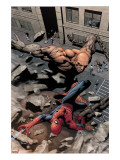 Marvel Knights Spider-Man 15 Cover: Spider-Man and Crusher Creel Fighting