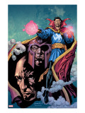 Excalibur 13 Cover: Dr Strange  Magneto and Professor X