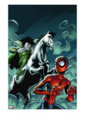 Marvel Adventures Spider-Man 12 Cover: Spider-Man and Nightmare