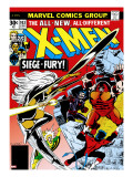 Marvel Comics Retro: The X-Men Comic Book Cover 103 with Storm  Nightcrawler  Banshee  Juggernaut