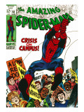 Marvel Comics Retro: The Amazing Spider-Man Comic Book Cover 68  Crisis on Campus