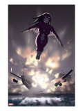 Spider-Woman: Origin 3 Cover: Spider Woman Charging