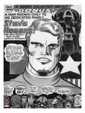Captain America Bicentennial Battles Headshot: Captain America  Marvel Comics and X-Men