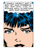 Marvel Comics Retro: Love Comic Panel  Proud Single Woman