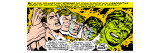 Marvel Comics Retro: The Incredible Hulk Comic Panel  Bruce Banner Transforming