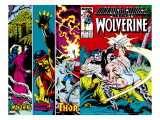 Marvel Comics Presents 4 Cover: Wolverine  Razorfist  Marvel Babies and Spider-Man Fighting