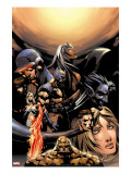 X-Men Fantastic Four 5 Cover: Cyclops  Thing  Colossus and Human Torch