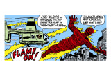 Marvel Comics Retro: Fantastic Four Comic Panel  Human Torch