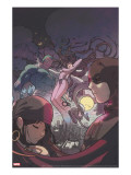 I Heart Marvel: Marvel Ai 1 Cover: Daredevil  Elektra  Vision and Medusa Fighting