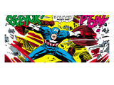 Marvel Comics Retro: Captain America Comic Panel  Fighting  Phase 1  So Far So Good!