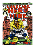 Marvel Comics Retro: Luke Cage  Hero for Hire Comic Book Cover 15  in Chains