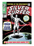 Marvel Comics Retro: Silver Surfer Comic Book Cover 1  Origin