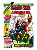 Giant-Size Avengers 1 Cover: Thor  Captain America  Iron Man  Vision and Scarlet Witch Charging