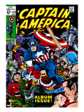 Marvel Comics Retro: Captain America Comic Book Cover 112  Album Issue!