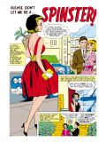 Marvel Comics Retro: Love Comic Panel  Spinster