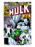 The Incredible Hulk 249 Cover: Hulk and Jack Frost Fighting
