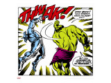 Marvel Comics Retro: The Incredible Hulk Comic Panel  Fighting  Thwak!