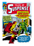 Marvel Comics Retro: The Invincible Iron Man Comic Book Cover 51  Suspense - Facing the Scarecrow