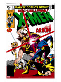 X-Men Annual 3 Cover: Cyclops  Arkon and X-Men