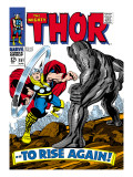 Marvel Comics Retro: The Mighty Thor Comic Book Cover 151 --To Rise Again!