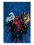 Marvel Knights Spider-Man 11 Cover: Green Goblin  Spider-Man and Black Cat