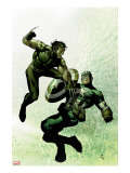 Ultimate Nightmare 5 Cover: Wolverine and Captain America