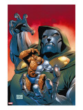 Fantastic Five 3 Cover: Dr Doom and Thing