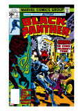 Black Panther 3 Cover: Black Panther  Princess Zanda  Hatch-22  Little and Abner Charging