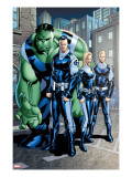 Exiles 95 Group: Doom  Victor Von  Human Torch  Invisible Woman and Hulk