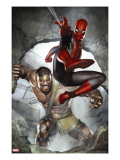 Assault on New Olympus Prologue 1 Cover: Spider-Man and Hercules