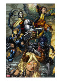 X-Infernus 2 Cover: Darkchylde  Colossus  Wolverine  Nightcrawler  Pixie and Mercury