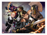 Secret Warriors 8 Cover: Ares and Phobos