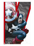 Avengers: Earths Mightiest Heroes 2 Cover: Captain America