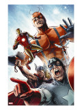 Avengers vs Atlas 2 Group: Captain America  Thor  Iron Man  Wasp and Giant Man
