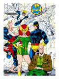 X-Men 1 Pin-up Group: Blast From The Past  Original X-Men
