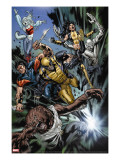 Uncanny X-Men 493 Group: Wolfsbane  Wolverine  X-23  Warpath  Hepsibah and Caliban