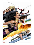 Ultimate Power 9 Cover: Wasp  Human Torch and Power Princess