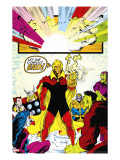 Infinity Gauntlet 6 Group: Adam Warlock  Thanos  Thor and Hulk Fighting