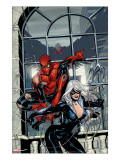 Marvel Knights Spider-Man 4 Cover: Spider-Man and Black Cat