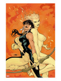 Young X-Men 2 Cover: Magma and Moonstar