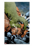 Hulk & Thing: Hard Knocks 1 Cover: Hulk and Thing Jumping