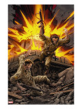 X-Men Forever 7 Cover: Wolverine and Nick Fury