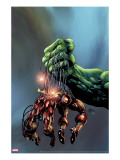 Incredible Hulk 73 Cover: Hulk and Iron Man