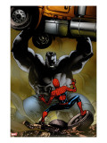 Ultimate Spider-Man 131 Cover: Spider-Man and Hulk