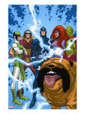 Uncanny X-Men: First Class 1 Group: Black Bolt  Medusa  Lockjaw  Karnak  Gorgon and Triton