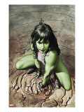 She-Hulk 3 Cover: She-Hulk Crouching