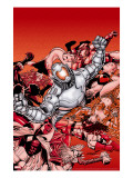 Avengers 22 Cover: Ultron and Avengers